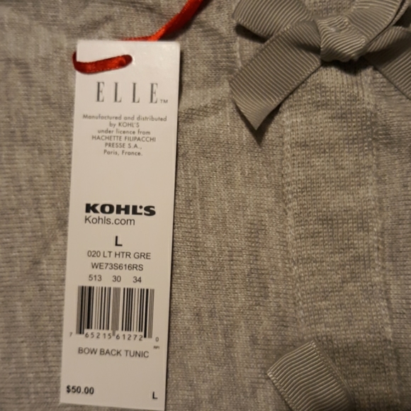 Bow back tunic length sweater - Picture 12 of 14